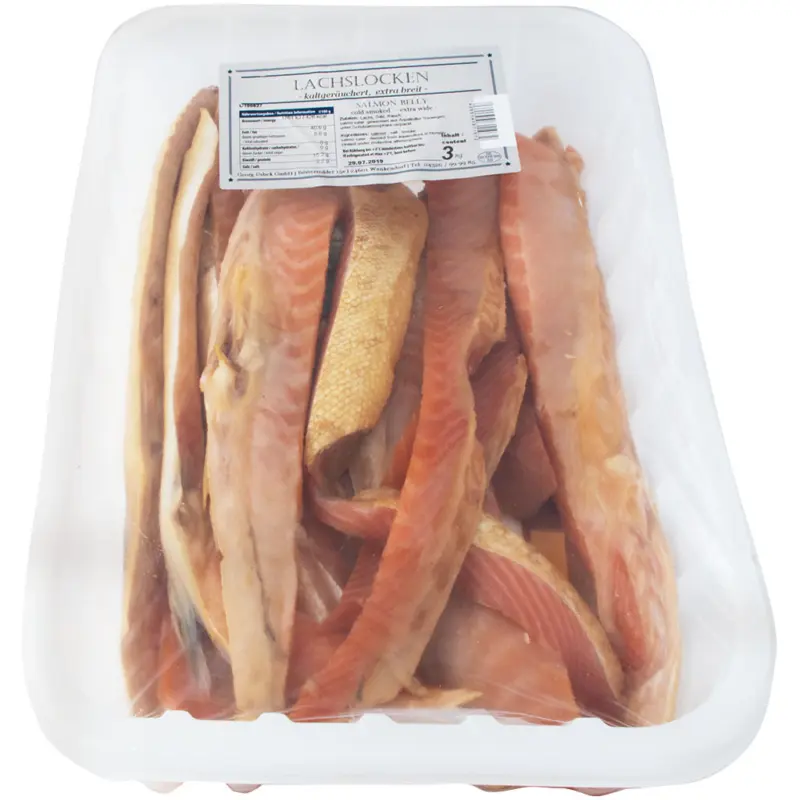 Lachslocken extra breit kaltger&auml;uchert / lose