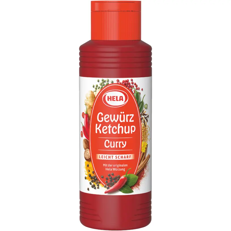Hela Gew&uuml;rzketchup Curry leicht scharf