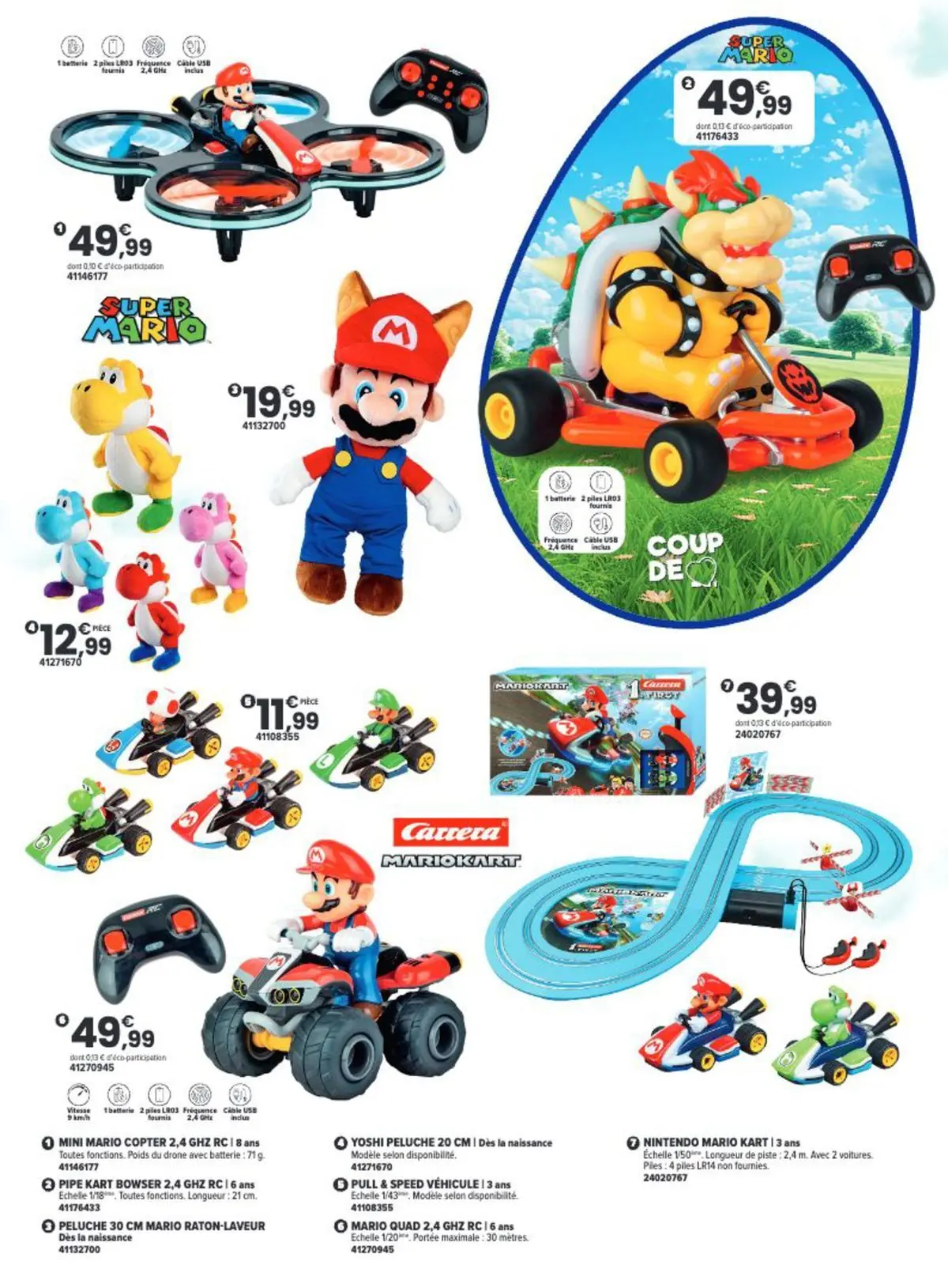 Offres - La Chasse aux cadeaux est ouverte ! 【Avril】 | Page: 8 | Produits: Câble, Poids, Peluche, Drone