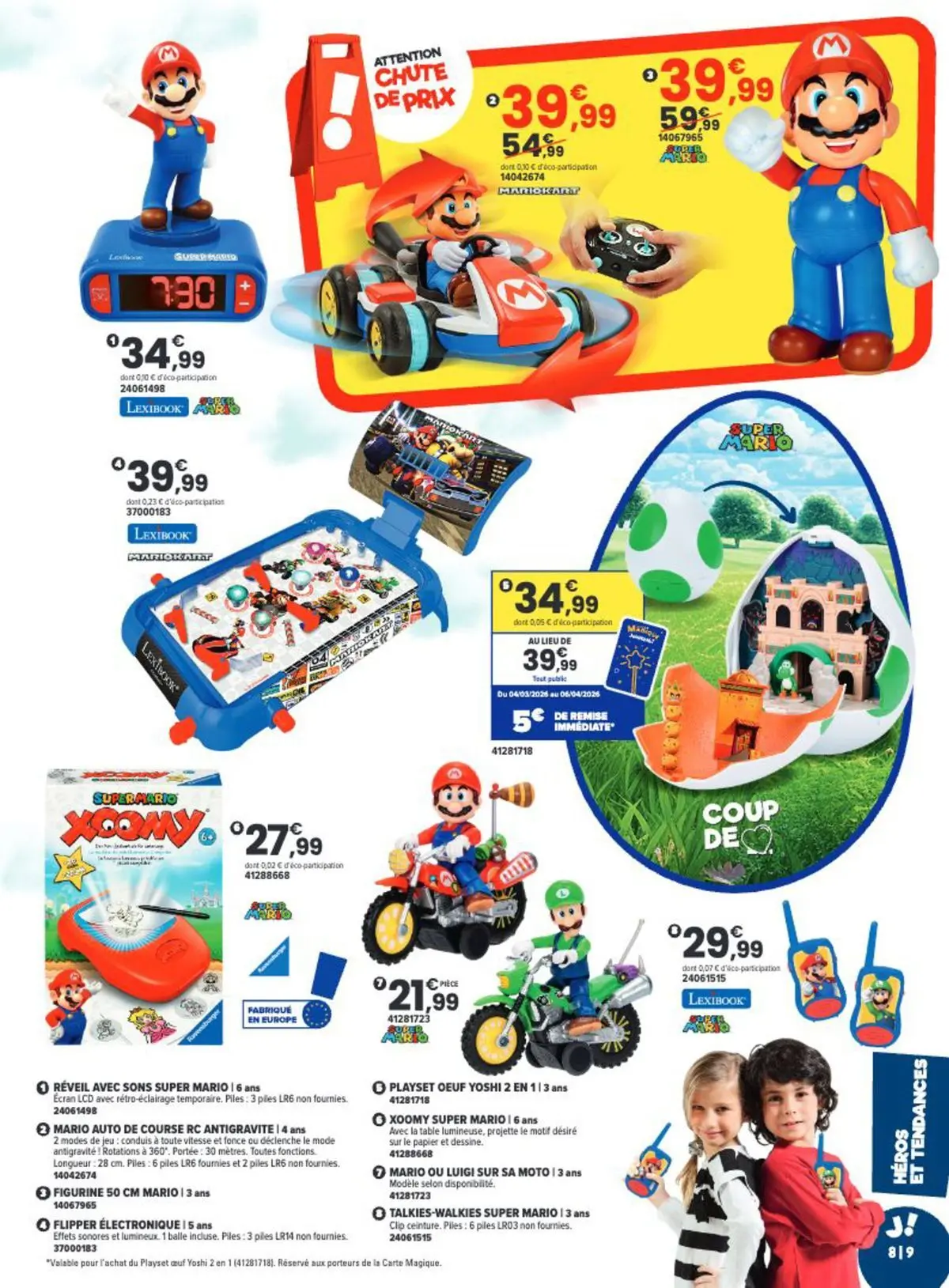 Offres - La Chasse aux cadeaux est ouverte ! 【Avril】 | Page: 9 | Produits: Réveil, Table, Piles