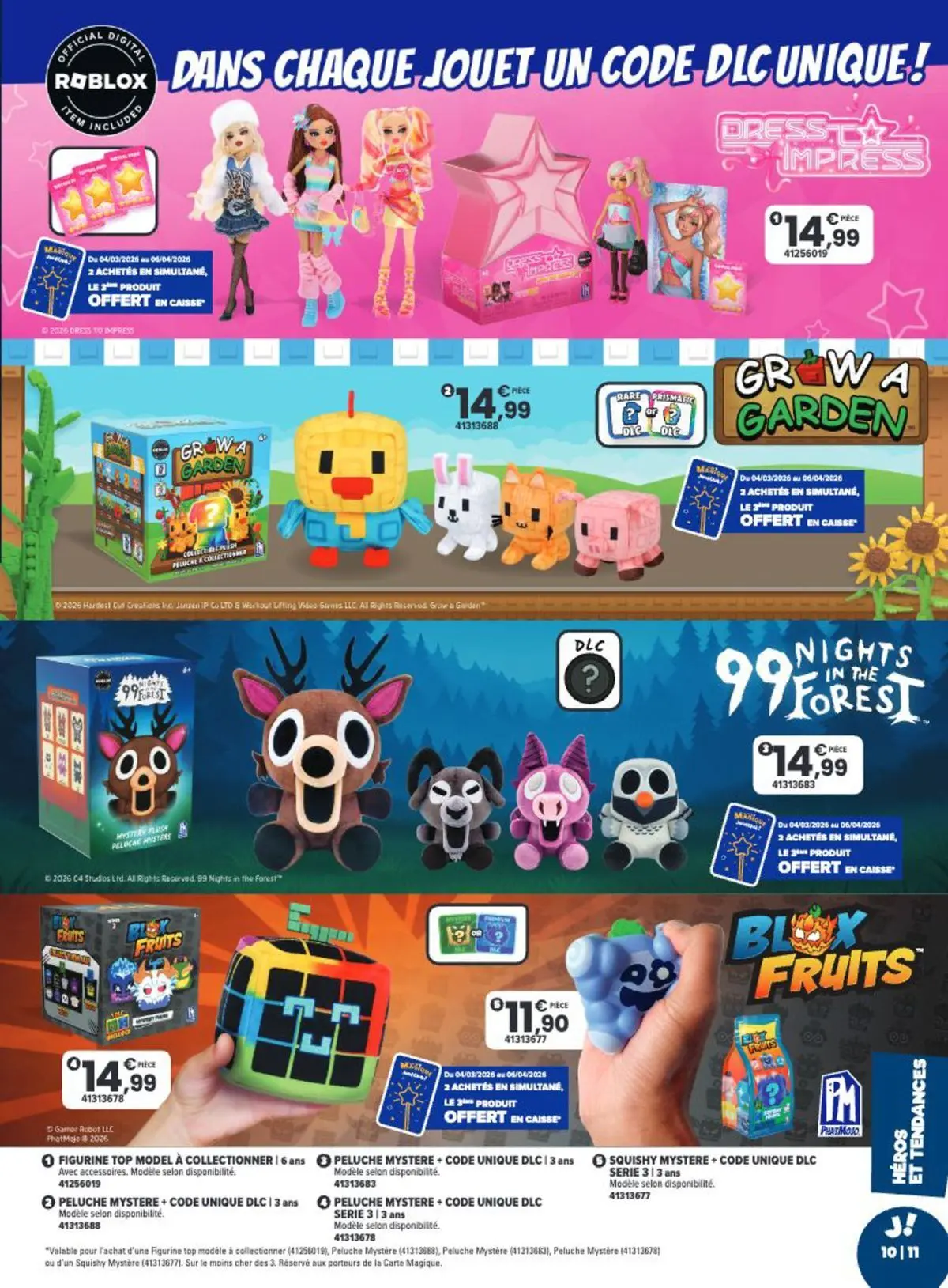 Offres - La Chasse aux cadeaux est ouverte ! 【Avril】 | Page: 11 | Produits: Peluche, Robot, Thé