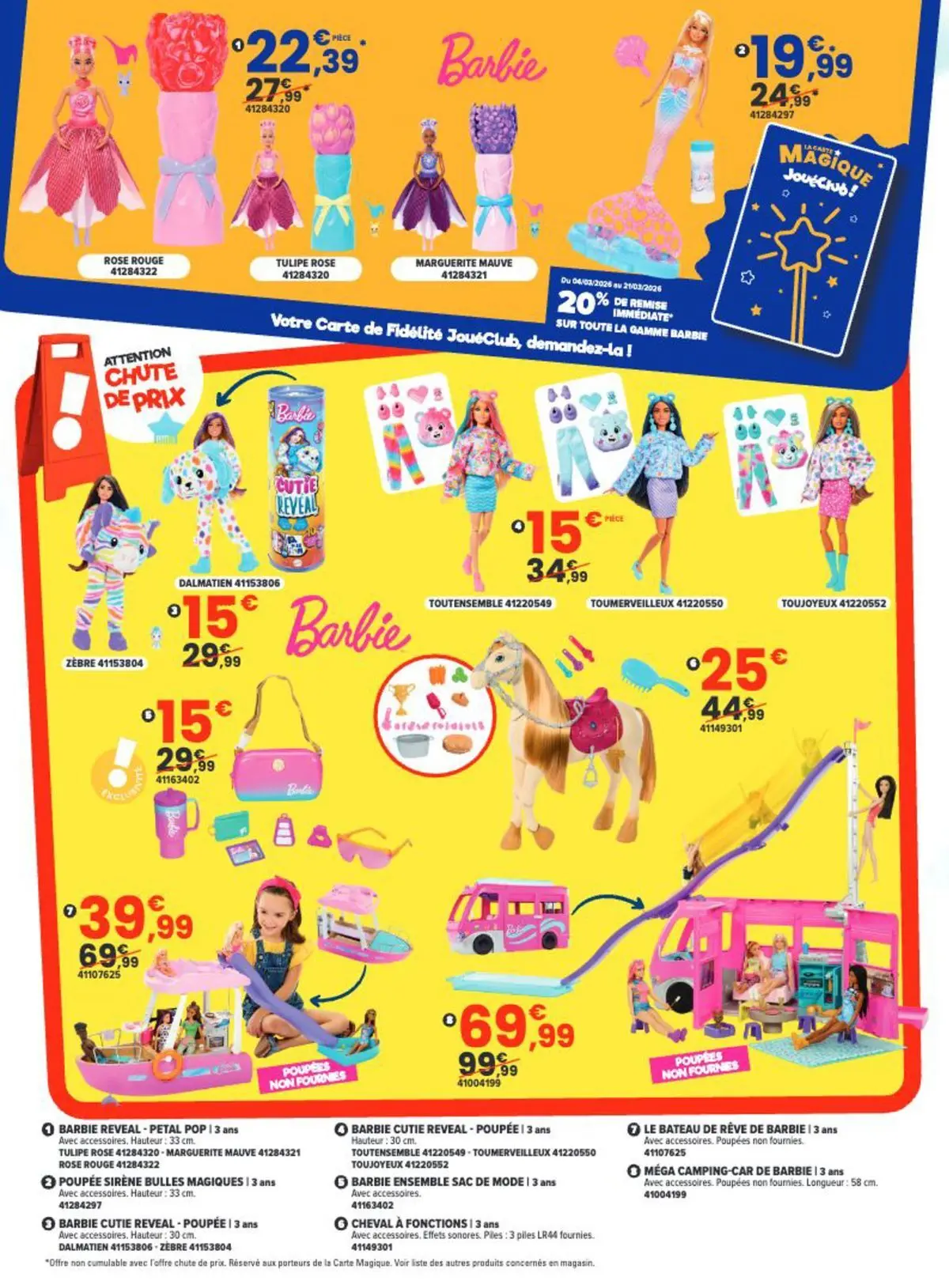 Offres - La Chasse aux cadeaux est ouverte ! 【Avril】 | Page: 12 | Produits: Poupée, Sac, Four, Piles