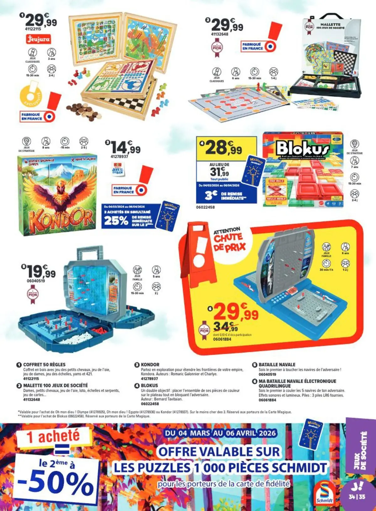 Offres - La Chasse aux cadeaux est ouverte ! 【Avril】 | Page: 35 | Produits: Plateau, Jeux, Jeux de société, Piles