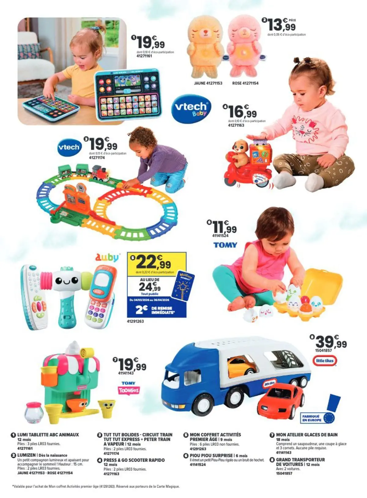 Offres - La Chasse aux cadeaux est ouverte ! 【Avril】 | Page: 46 | Produits: Glaces, Tablette, Piles