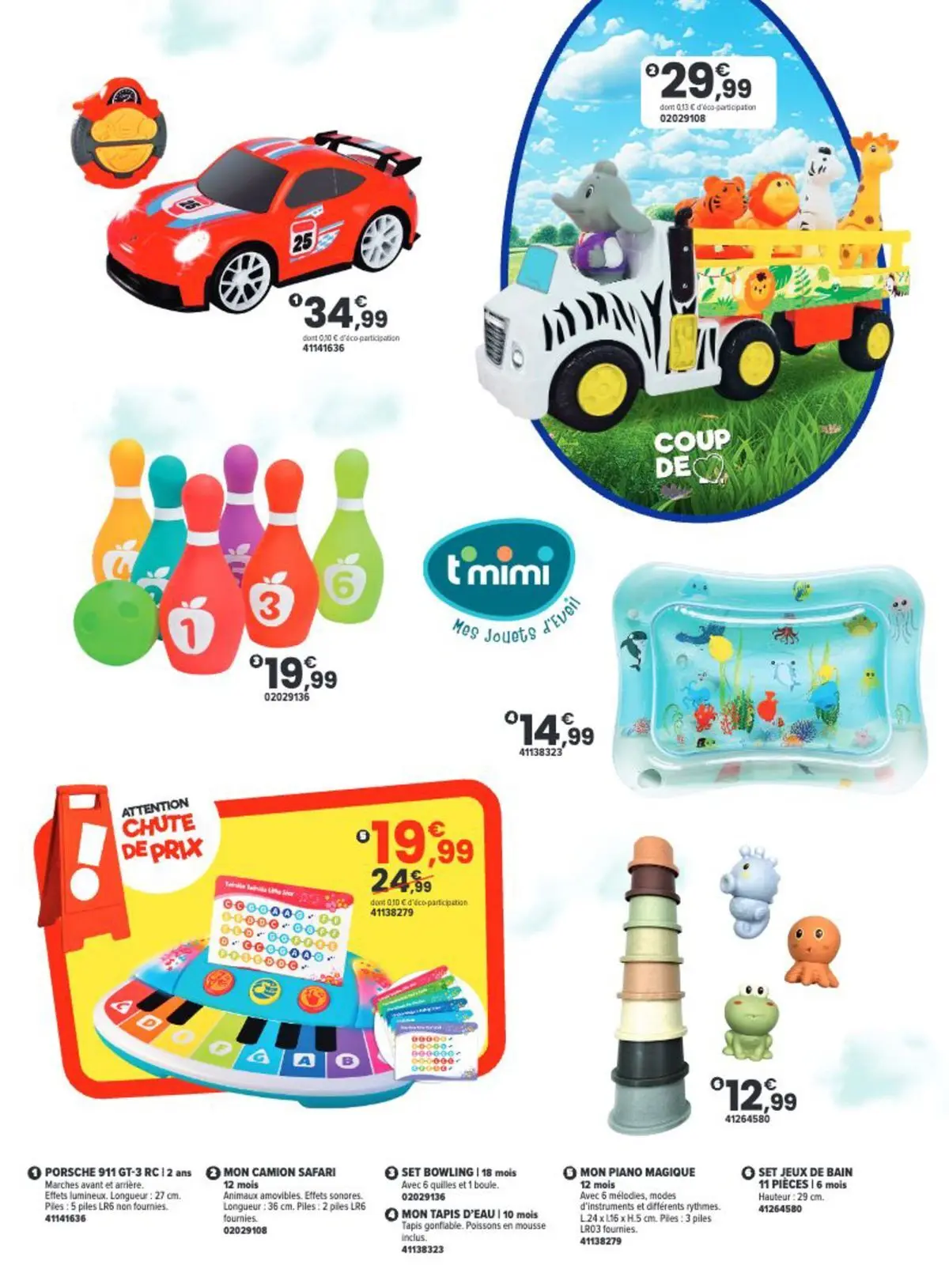 Offres - La Chasse aux cadeaux est ouverte ! 【Avril】 | Page: 48 | Produits: Piano, Tapis, Jeux, Piles