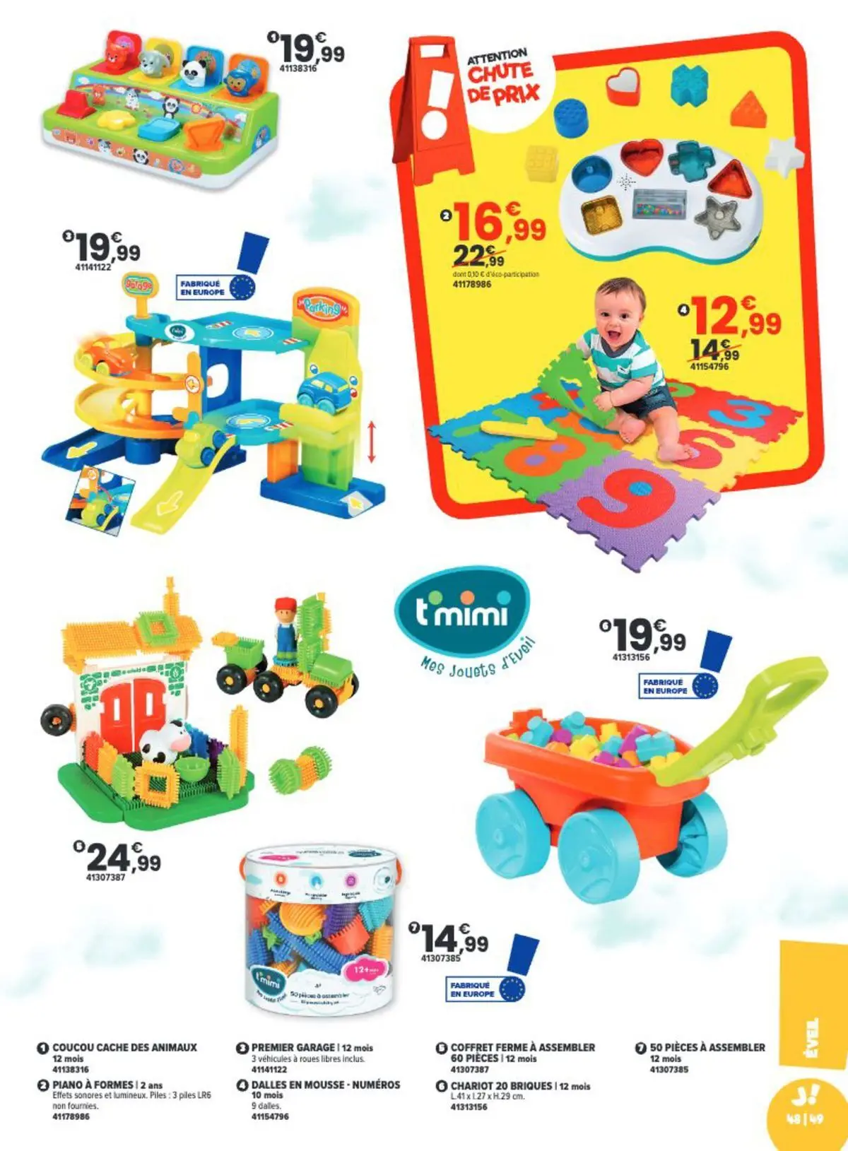 Offres - La Chasse aux cadeaux est ouverte ! 【Avril】 | Page: 49 | Produits: Jouets, Mousse, Briques, Piano