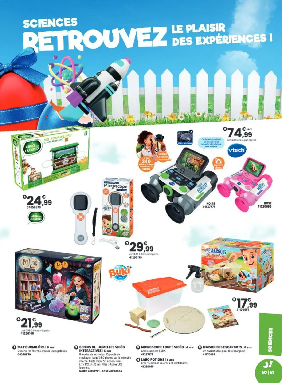 Offres - La Chasse aux cadeaux est ouverte ! 【Avril】 | Page: 61 | Produits: Vidéo, Loupe, Jumelles, Piles