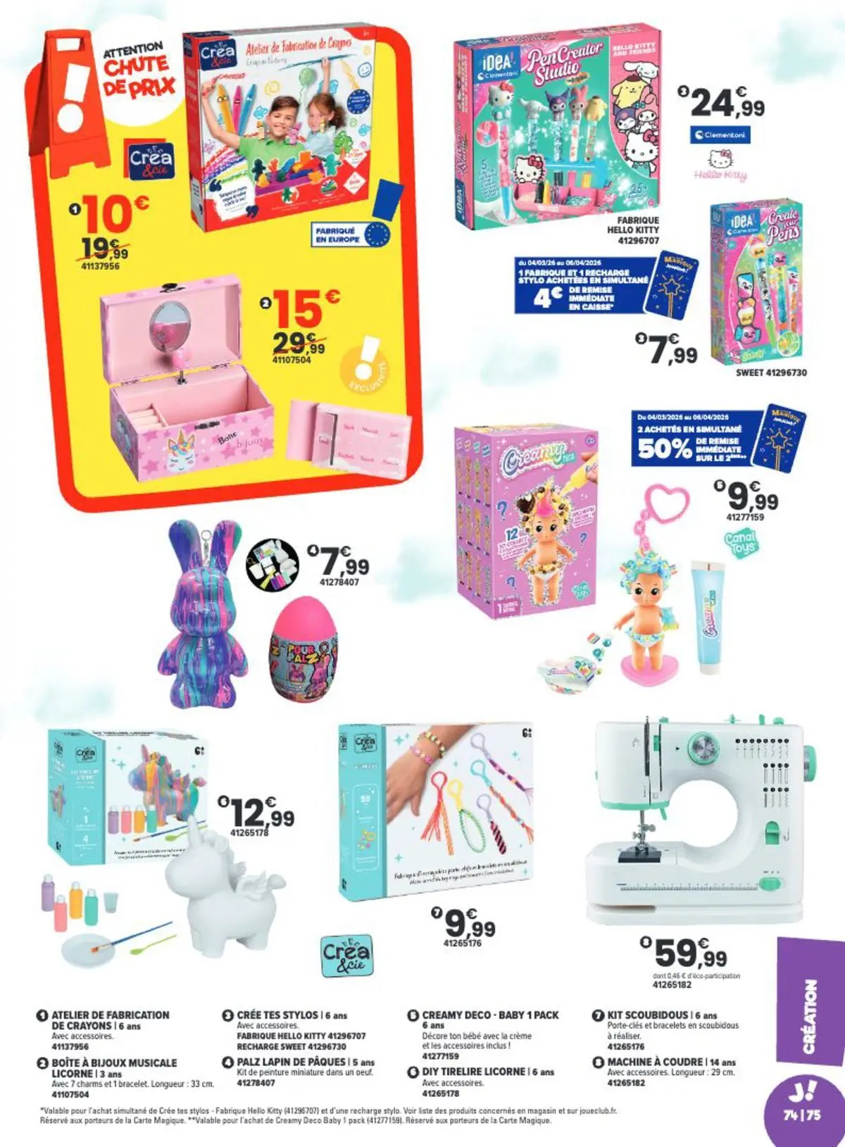 Offres - La Chasse aux cadeaux est ouverte ! 【Avril】 | Page: 75 | Produits: Kit de peinture, Lapin, Stylo, Bijoux