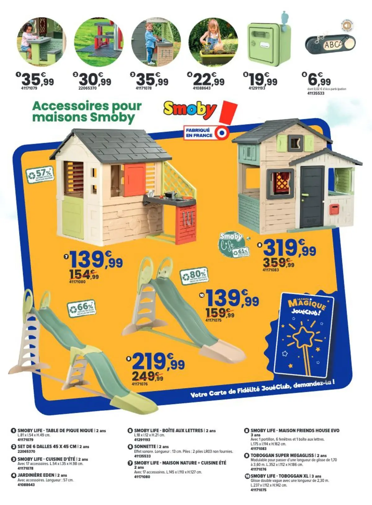 Offres - La Chasse aux cadeaux est ouverte ! 【Avril】 | Page: 84 | Produits: Boîte aux lettres, Toboggan, Jardinière, Piles