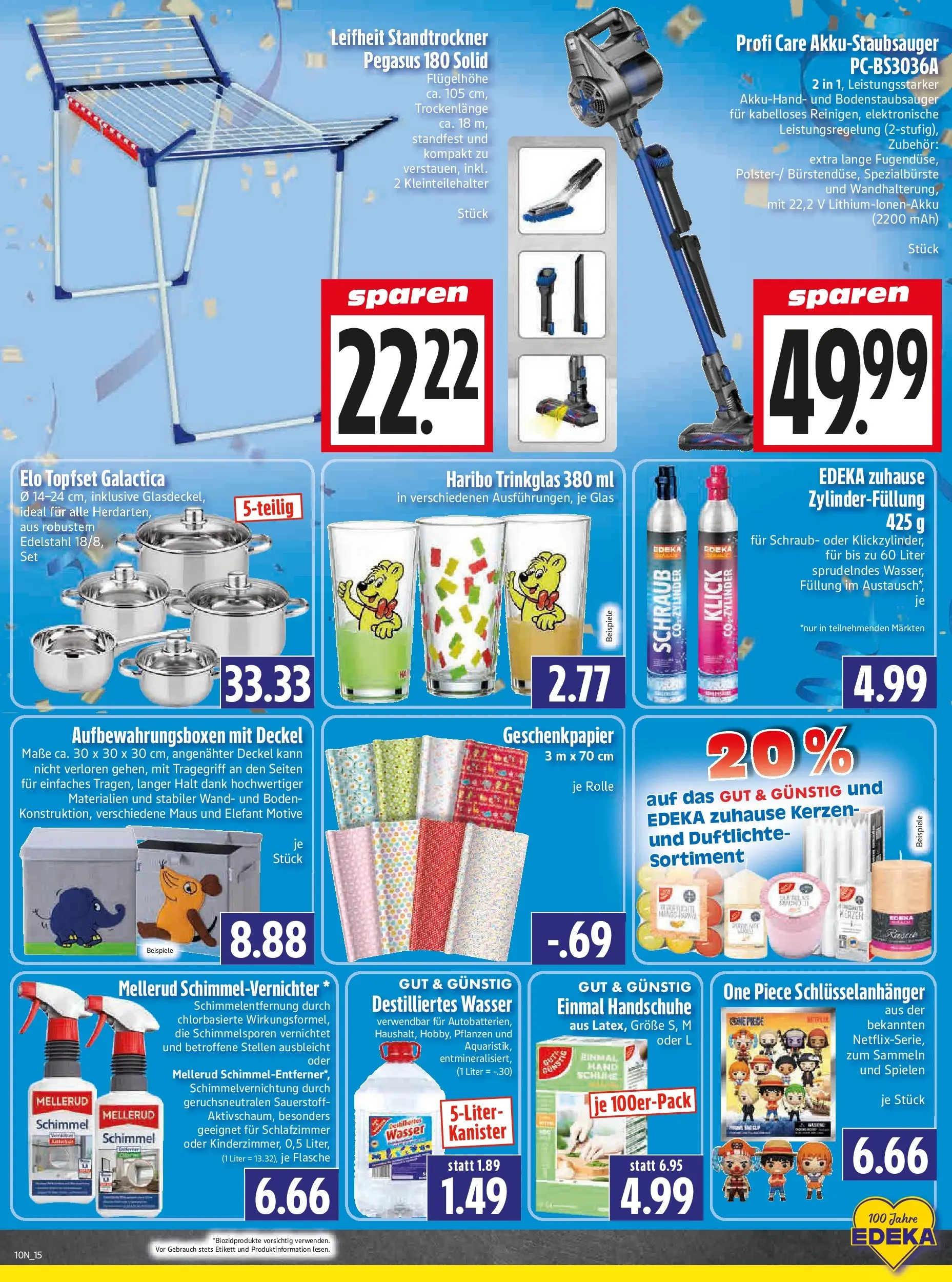 Angebote - Edeka Hahner: Wochenangebote (ab 01.03.2026) zum Blättern | Seite: 17 | Produkte: Haribo, Wasser, Handschuhe, Maus