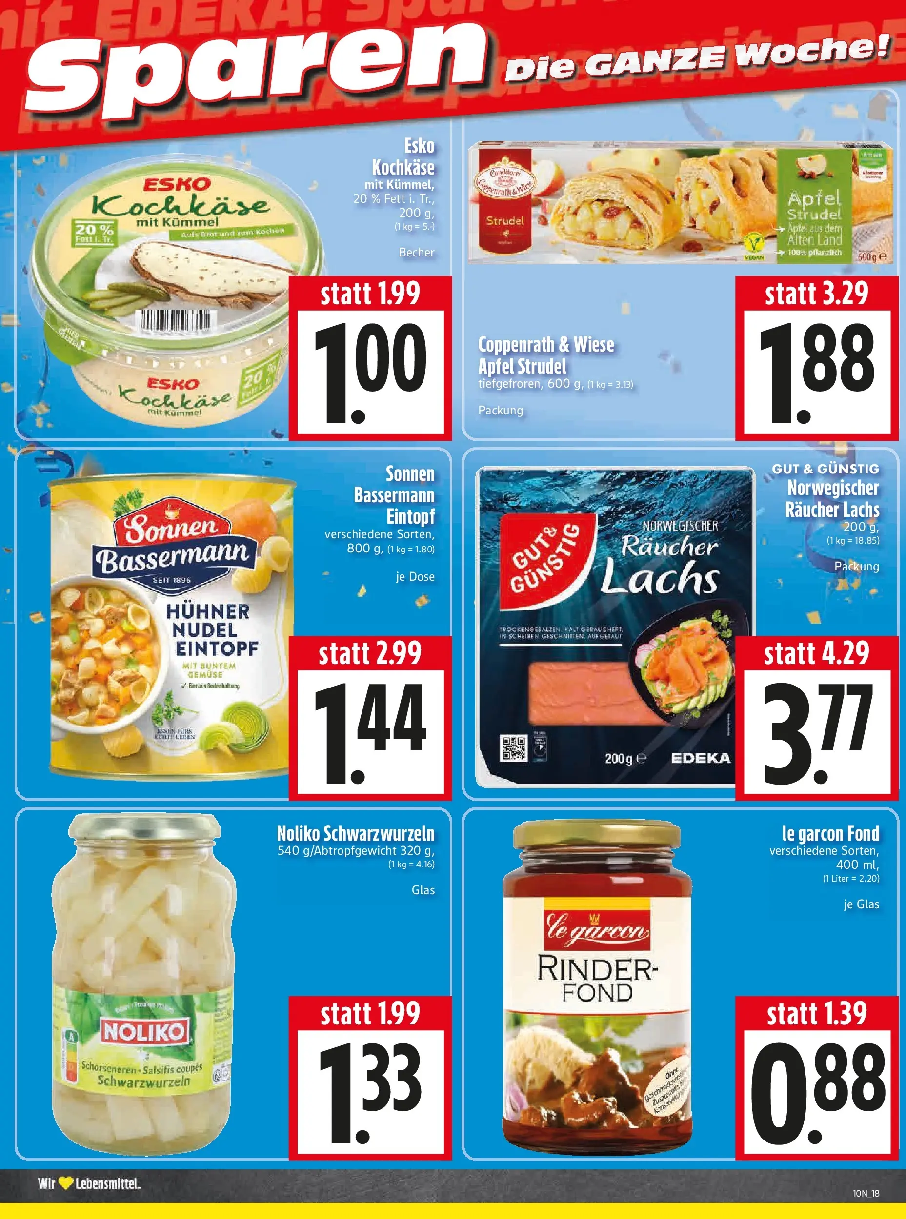 Angebote - Edeka Hahner: Wochenangebote (ab 01.03.2026) zum Blättern | Seite: 20 | Produkte: Äpfel, Lachs, Gemüse, Brot