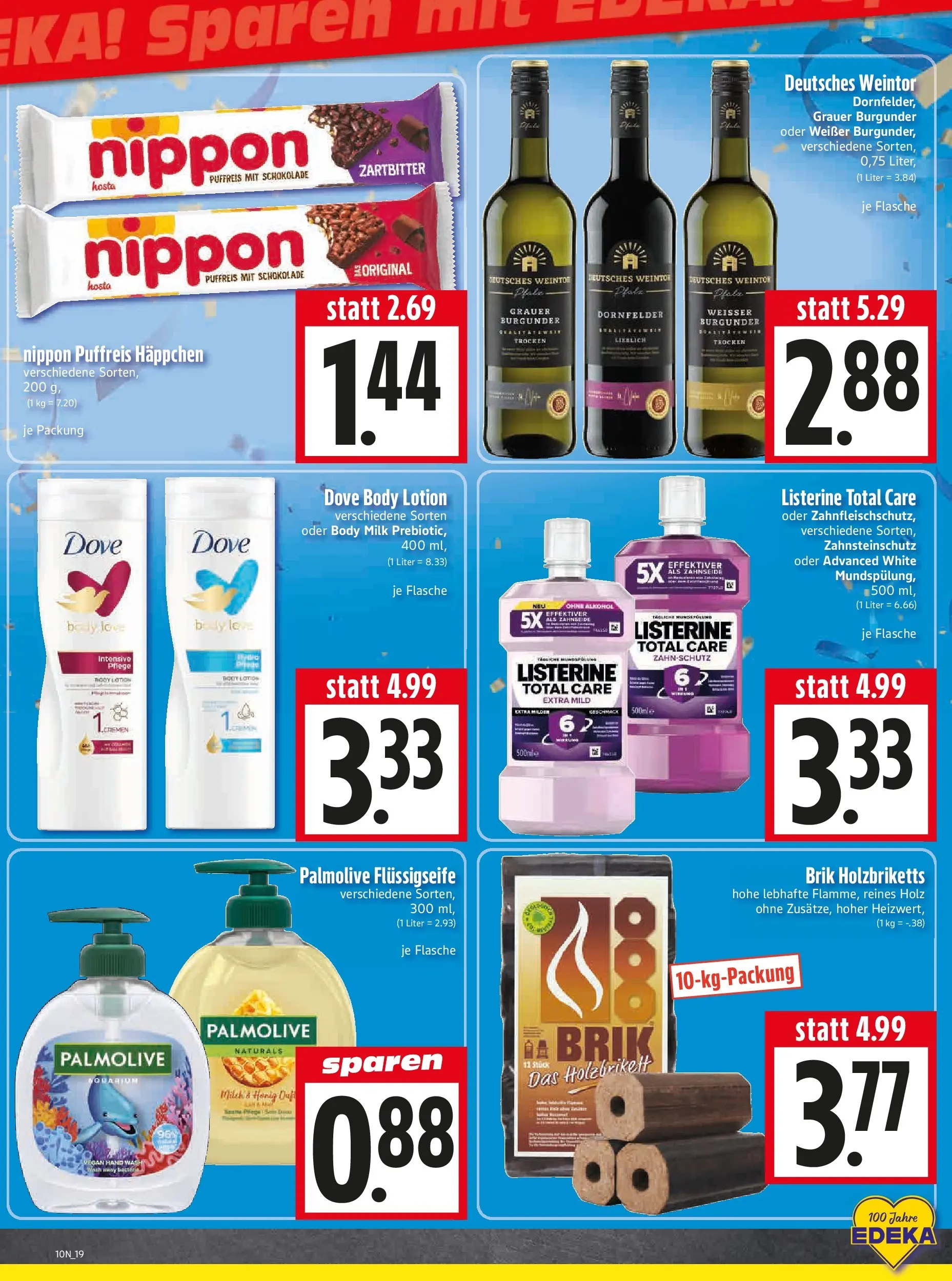 Angebote - Edeka Hahner: Wochenangebote (ab 01.03.2026) zum Blättern | Seite: 21 | Produkte: Schokolade, Body Lotion, Body Milk, Listerine