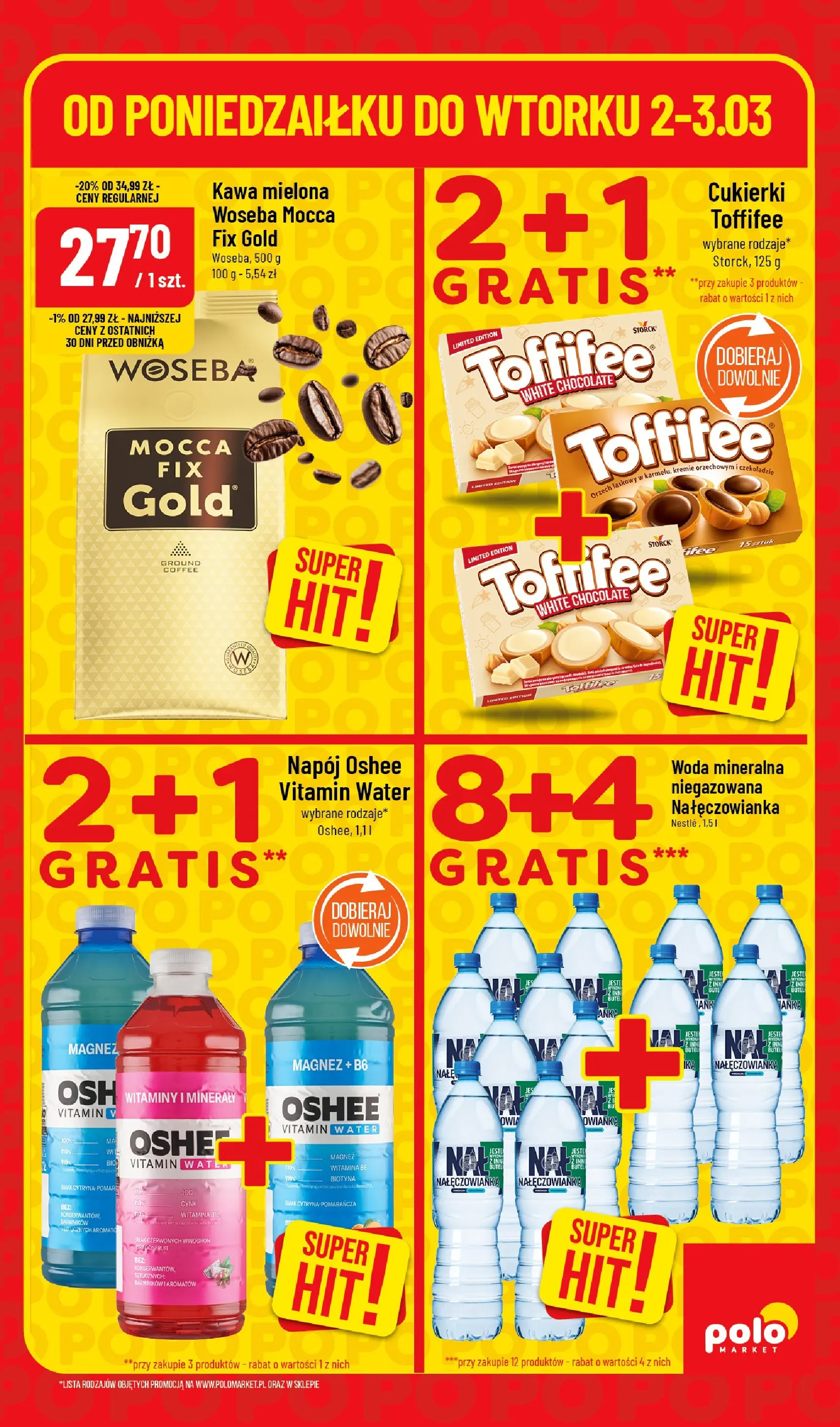 Nowa POLOmarket gazetka od jutra 02.03.2026 (PDF) | Strona: 5 | Produkty: Toffifee, Kawa, Cukierki, Woda