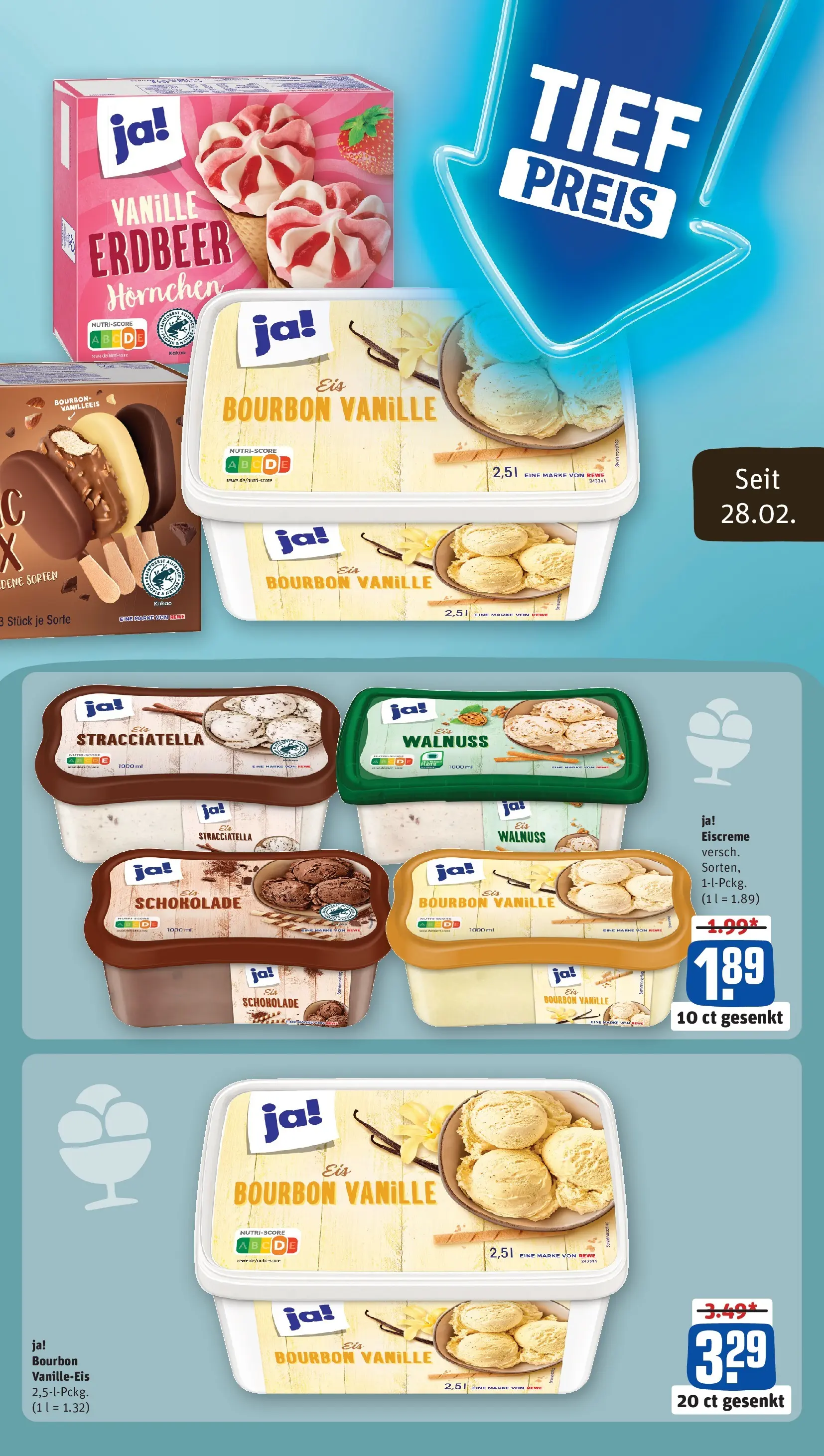 REWE Prospekt ab 02.03.2026 zum Blättern » Angebote | Seite: 3 | Produkte: Iglo, Pils, Fischstabchen