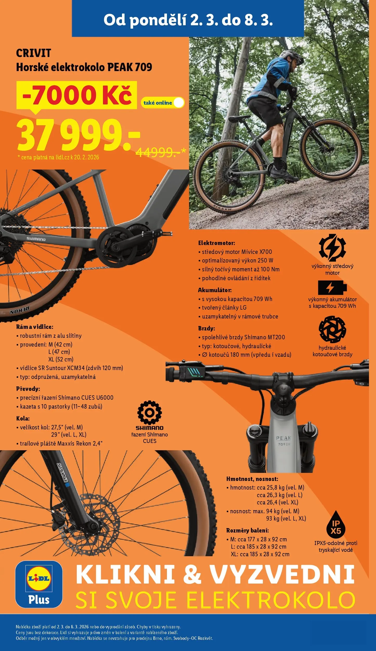 Lidl leták od 01.03.2026 - Nový akční leták | Strana: 37 | Produkty: Elektrokolo, Kola