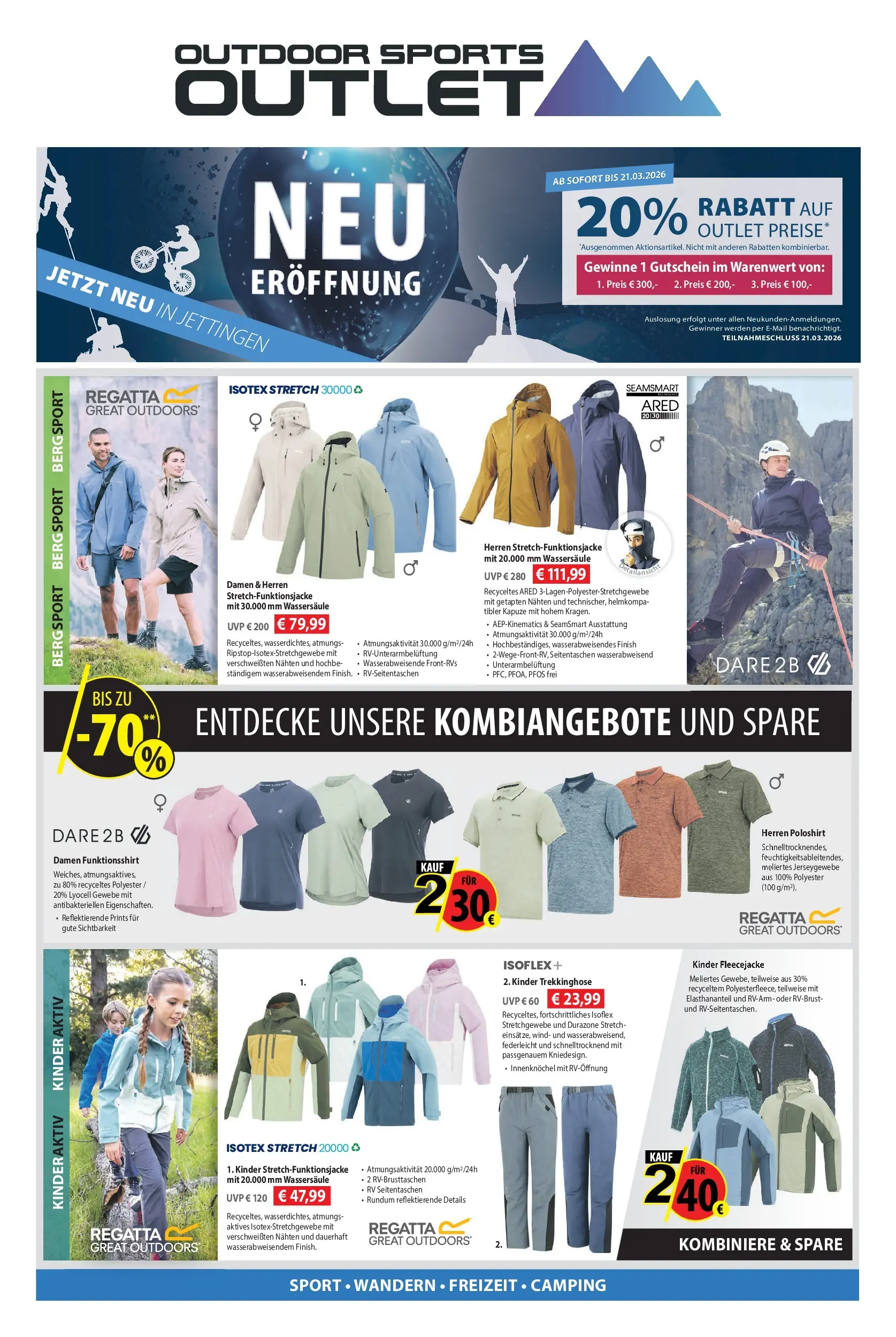 Angebote - Mountain Sports Outlet NEÖ Jettingen (ab 05.03.2026) zum Blättern | Seite: 1 | Produkte: Poloshirt, Finish