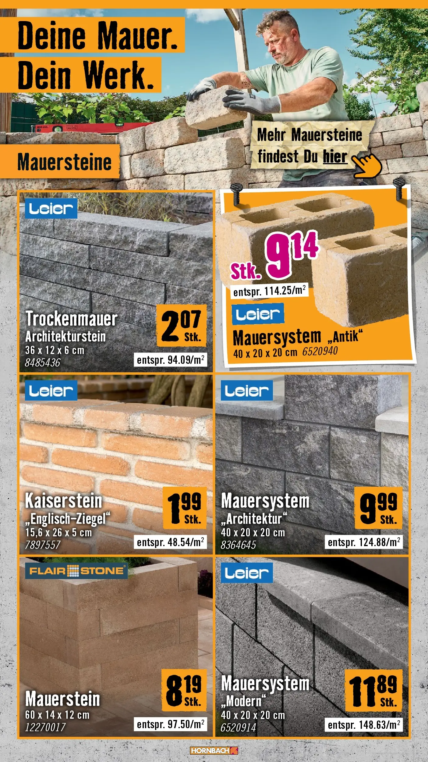 Hornbach Bau nicht. Errichte ein Denkmal. von 03.03.2026 - Aktuelle Angebote | Seite: 3