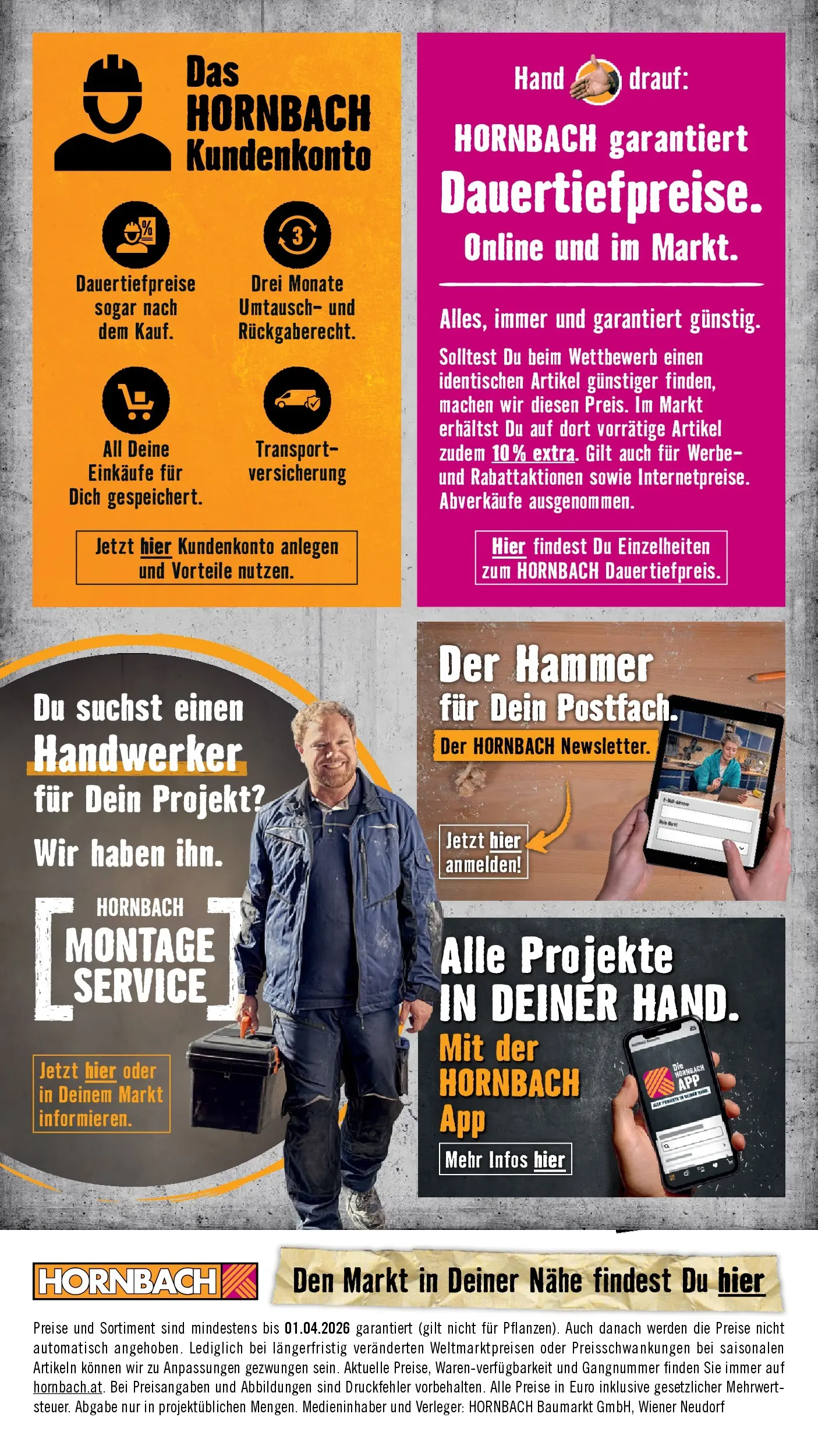 Hornbach Bau nicht. Errichte ein Denkmal. von 03.03.2026 - Aktuelle Angebote | Seite: 46