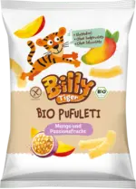 dm drogerie markt Billy Tiger Knabbergeb&auml;ck Pufuleti Mango Passionsfrucht ab 3 Jahren