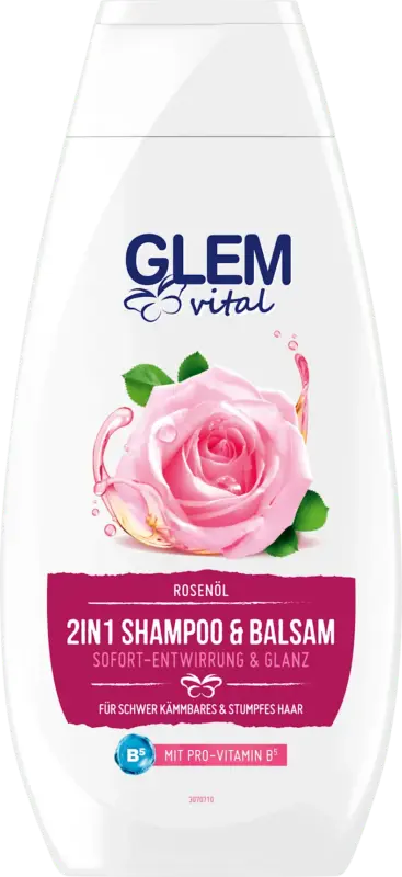 Schwarzkopf GLEM vital Shampoo & Balsam 2in1 Rosen&ouml;l