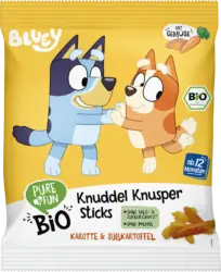 PURE & FUN Babysnack Knuddel Knusper Sticks Karotte & S&uuml;&szlig;kartoffel ab 12 Monaten