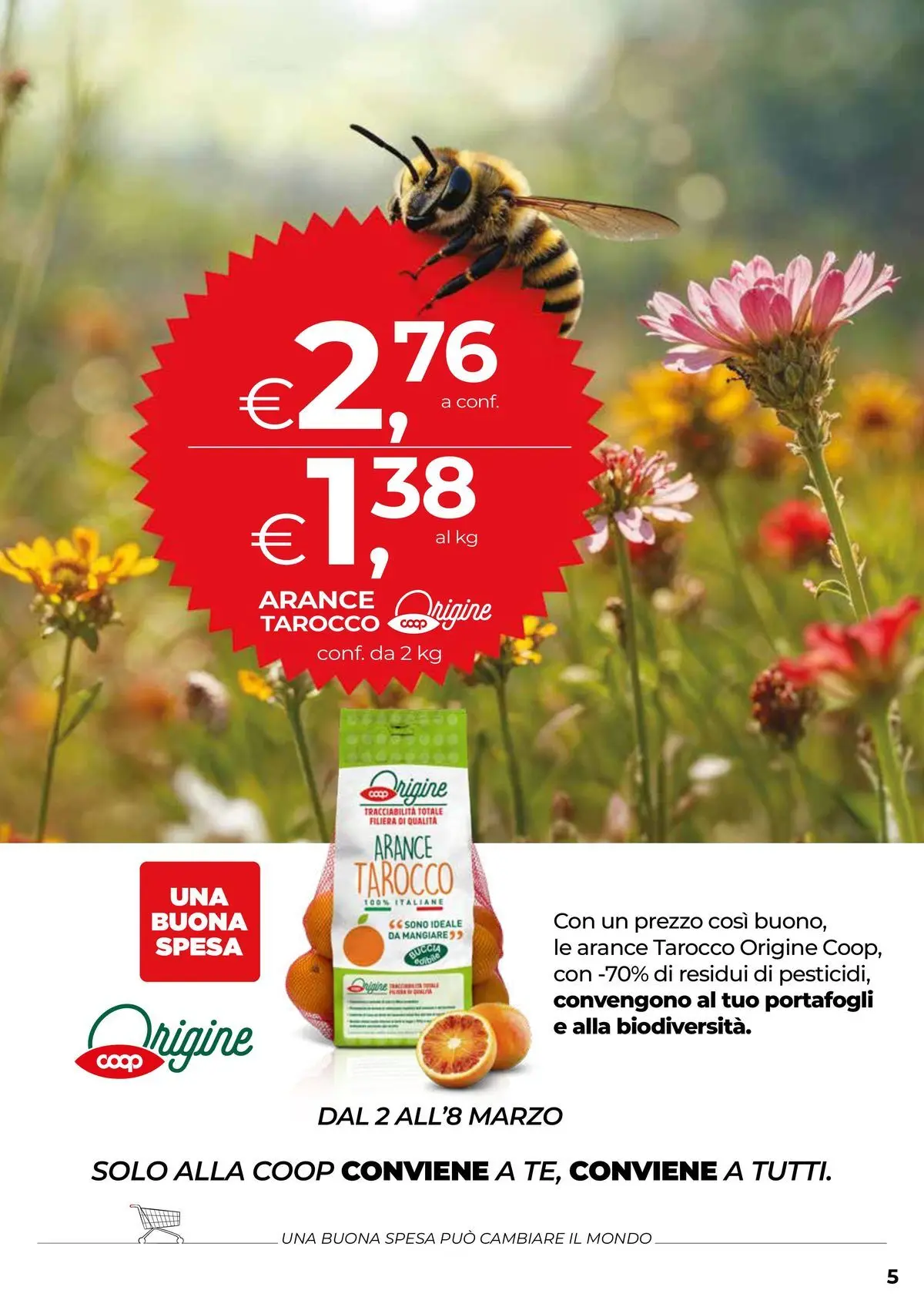 Volantino COOP Anteprima dal ﻿05/03/2026 > NUOVO Promozioni | Pagina: 5 | Prodotti: Arance