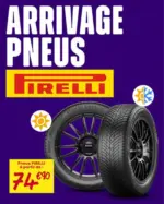 Carter-Cash ARRIVAGE PNEUS PIRELLI - au 16.03.2026