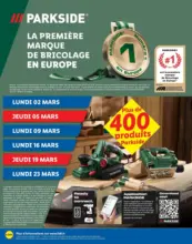 Plus de 400 produits Parkside