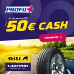 Profil Plus Offre valable &agrave; partir du 15 pouces, sur les gammes Tourisme, 4x4 et Camionnette. - au 28.03.2026