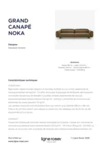 Ligne Roset GRAND CANAP&Eacute; NOKA - au 16.03.2026