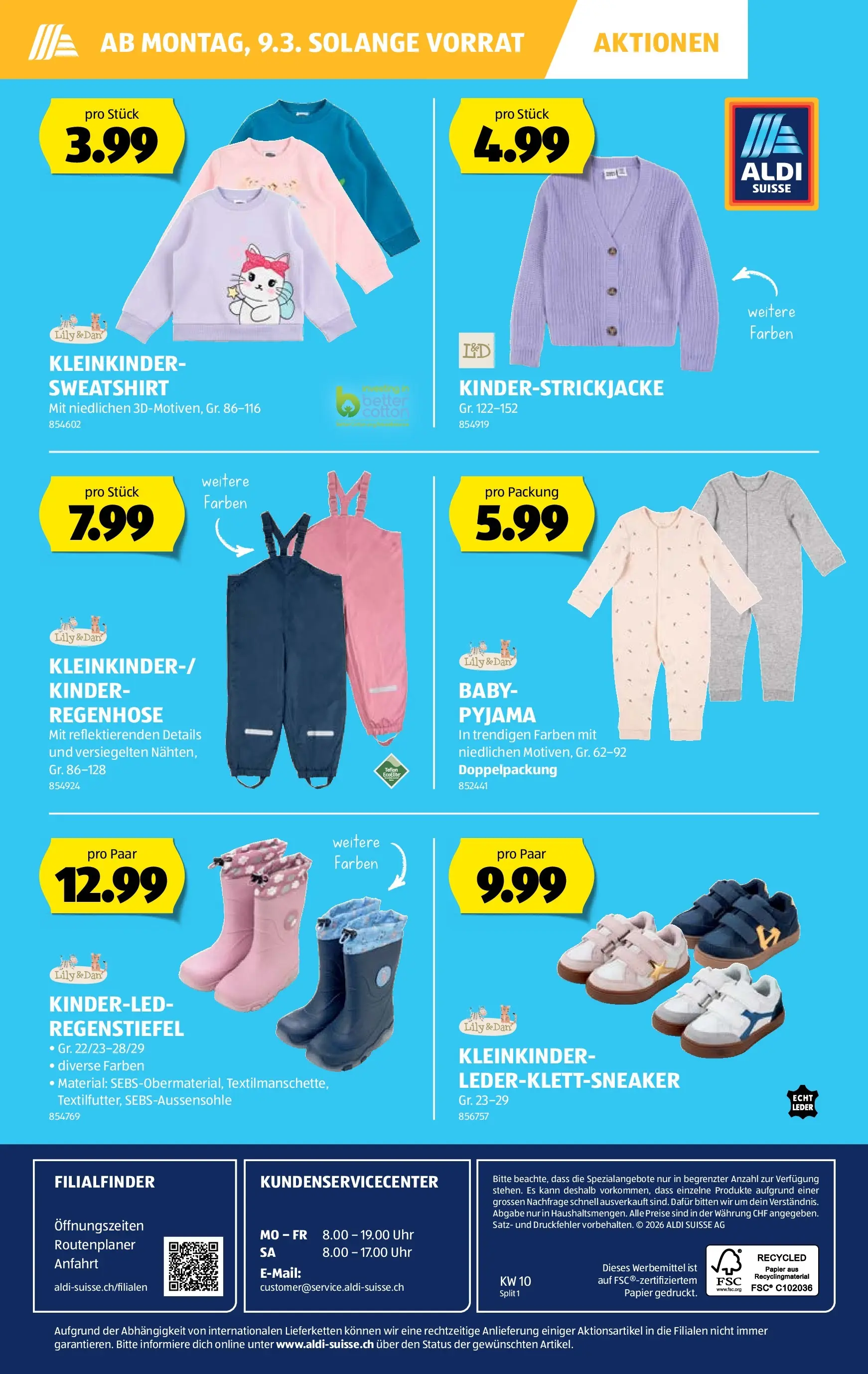 Aldi Aktionen (03.03.2026 - 11.03.2026) - Prospekt | Seite: 32 | Produkte: Pyjama, Uhr, Sweatshirt