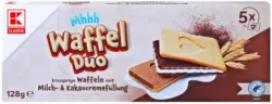 K-CLASSIC Вафлен десерт с млечен и какаов пълнеж