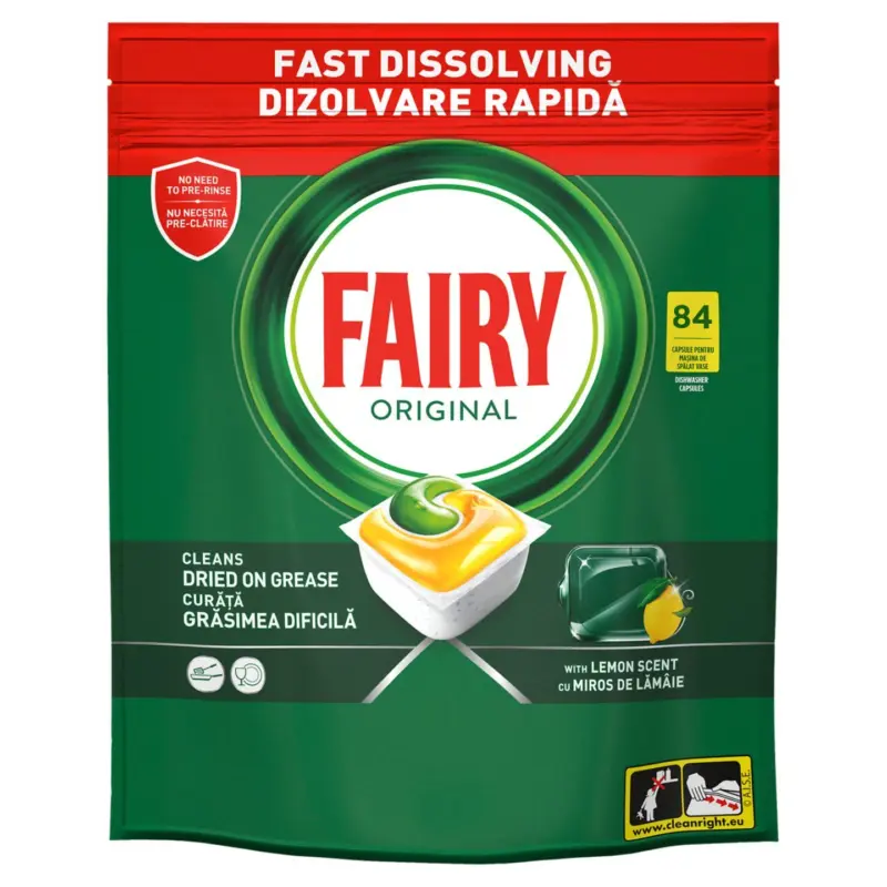 Fairy Таблетки за съдомиялна различни видове