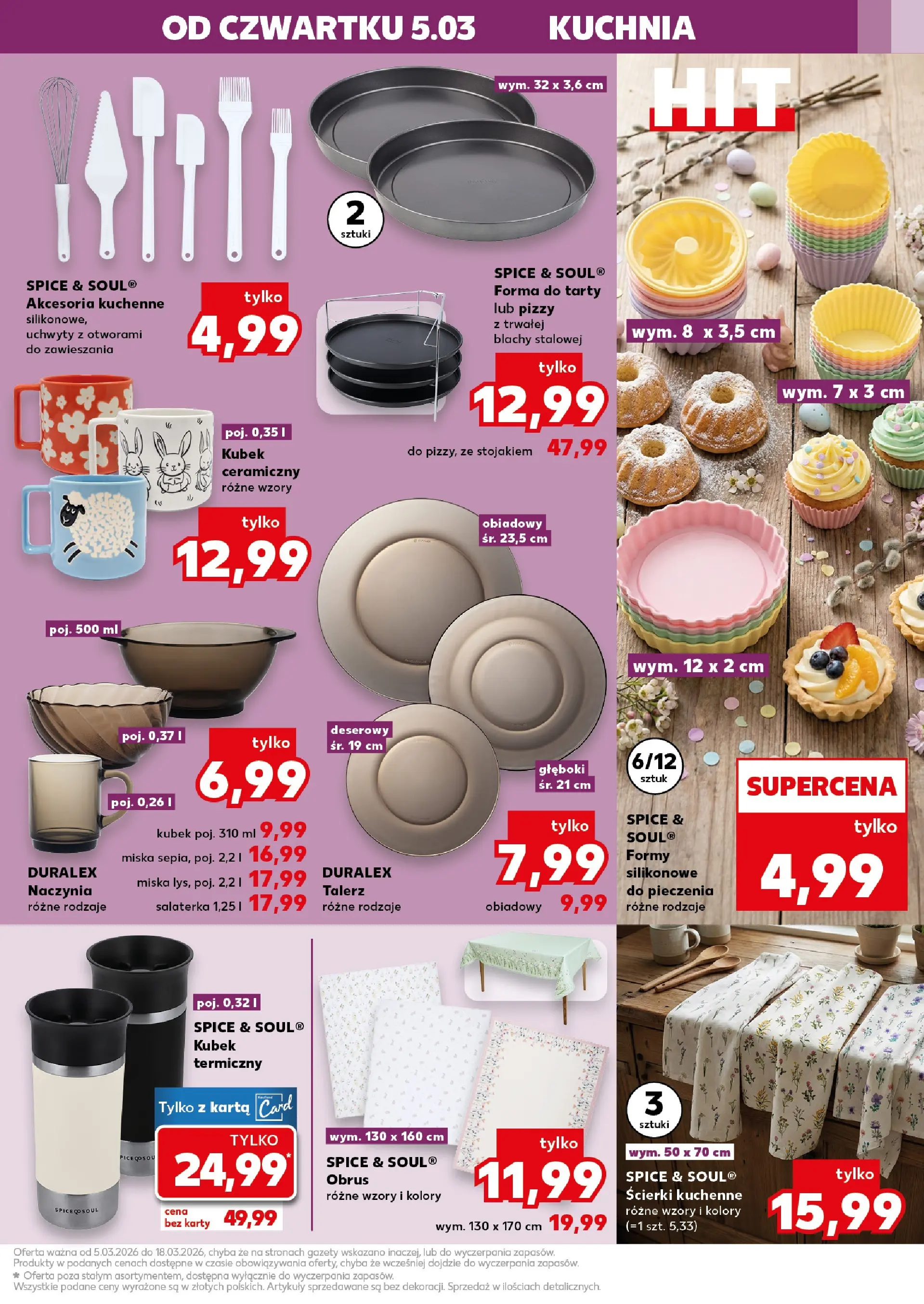 Kaufland gazetka - Złap Okazje od 05.03.2026 - od jutra PDF | Strona: 7 | Produkty: Ścierki kuchenne, Karta
