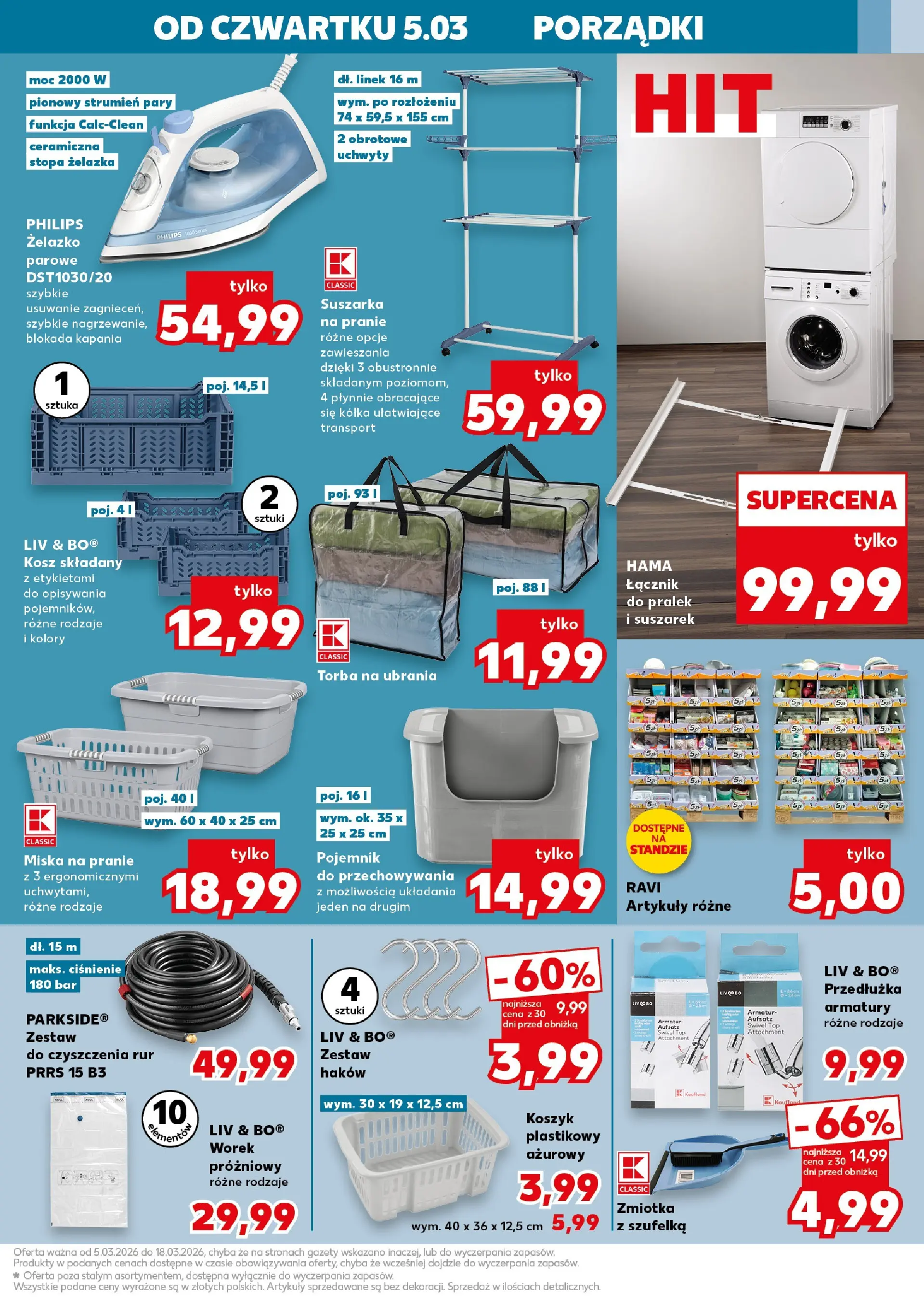 Kaufland gazetka - Złap Okazje od 05.03.2026 - od jutra PDF | Strona: 9 | Produkty: Ubrania, Top, Torba, Kosz