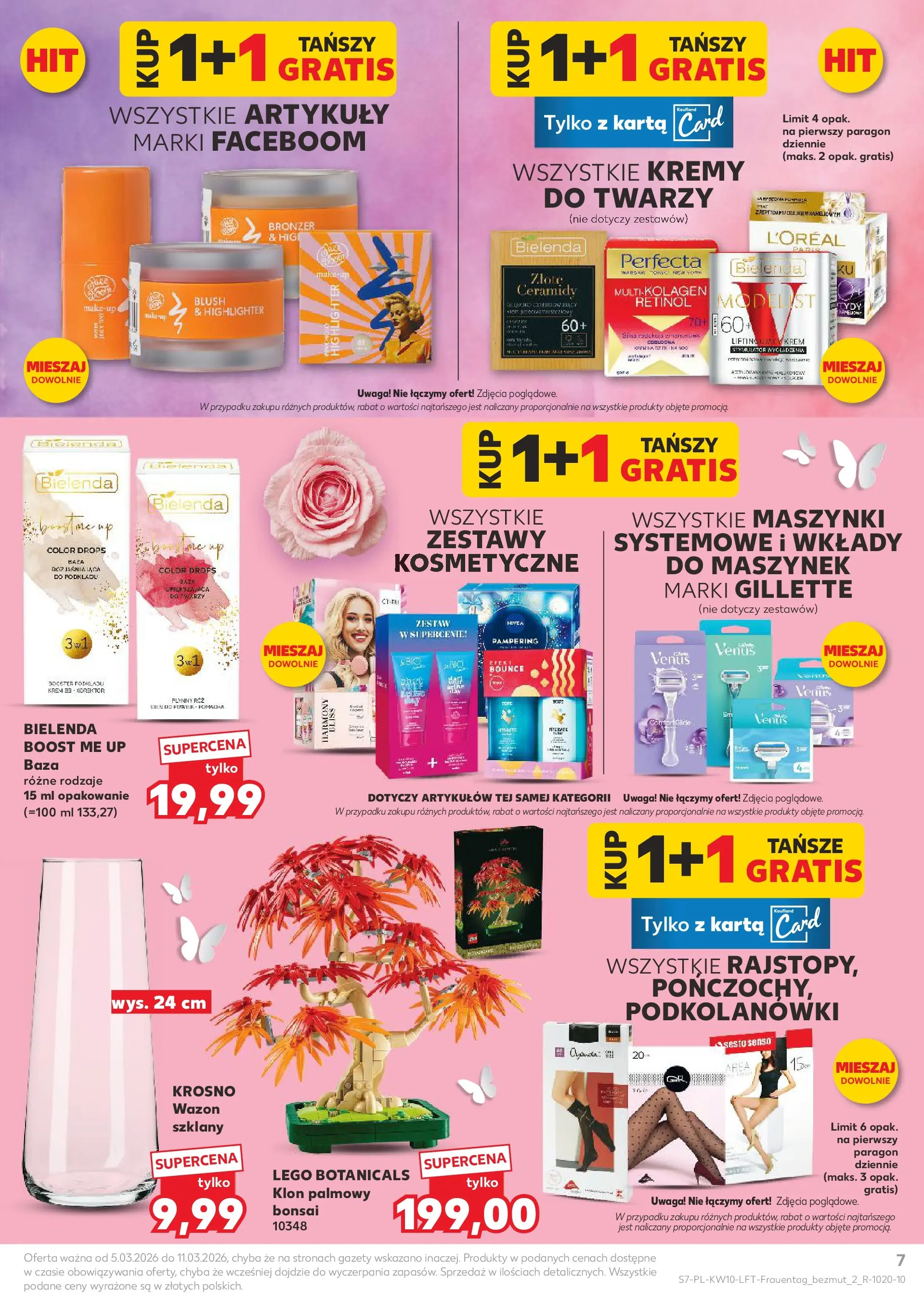 Kaufland gazetka od 05.03.2026 - od jutra PDF | Strona: 7 | Produkty: Klon palmowy, Podkolanówki, Bronzer, Róż