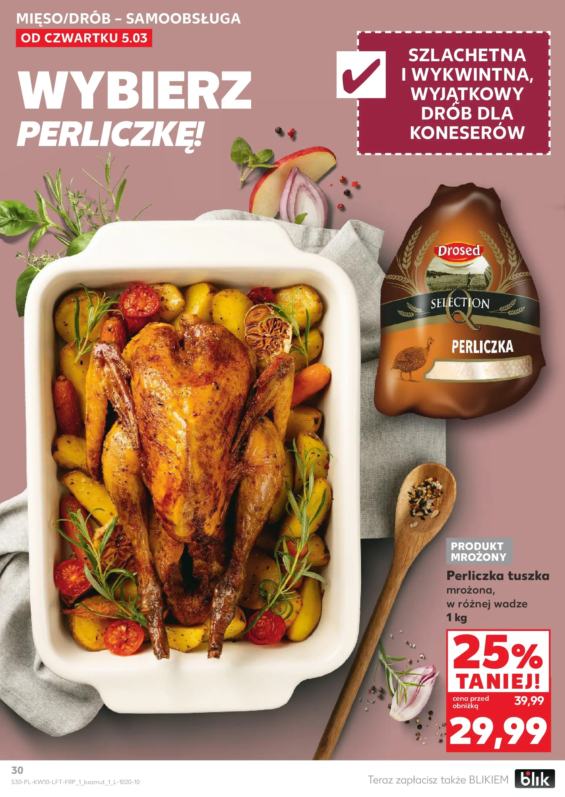 Kaufland gazetka od 05.03.2026 - od jutra PDF | Strona: 30 | Produkty: Perliczka