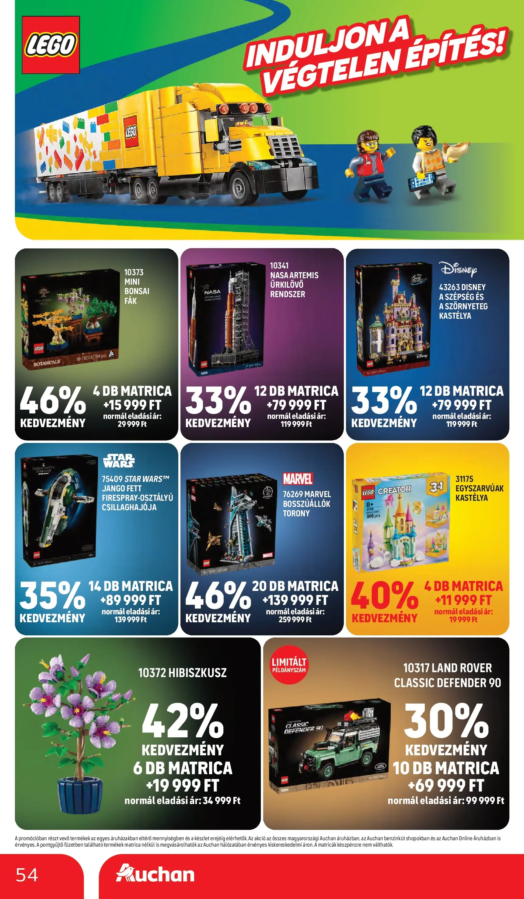 Auchan akciós újság Debrecen - 2026.03.05. -tól/töl > akció, lapozható szórólap 🛍️ | Oldal: 54