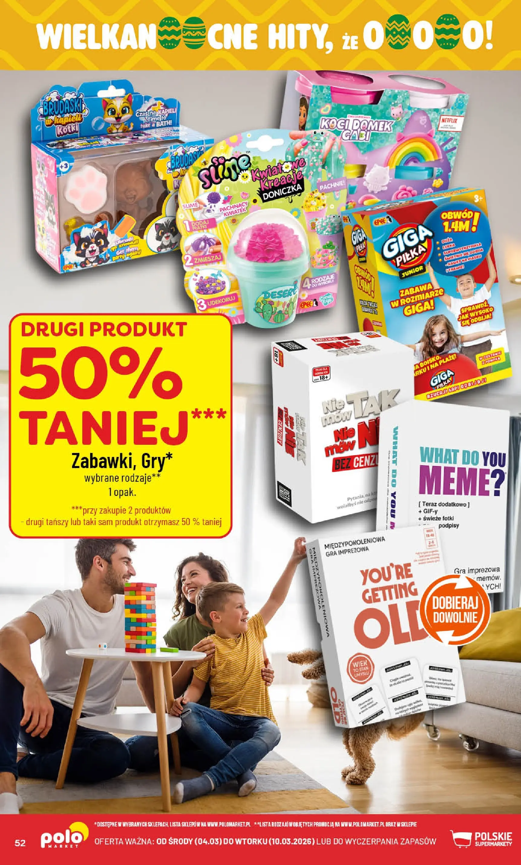 Nowa POLOmarket gazetka od jutra 04.03.2026 (PDF) | Strona: 52 | Produkty: Gra, Doniczka