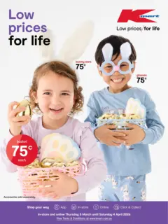 Preview of Kmart catalogue Easter - valid from 05.03.2026