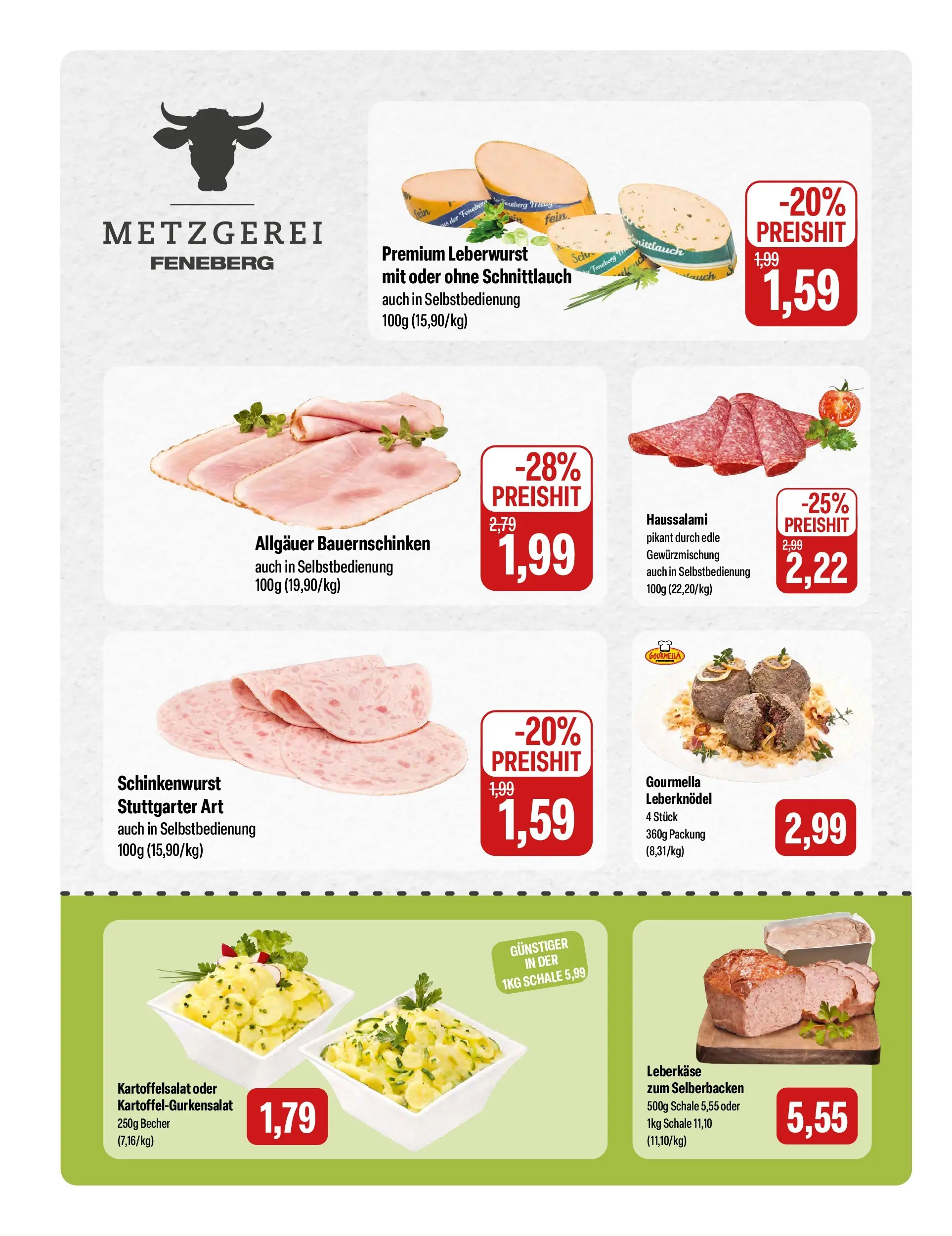 Feneberg Aktuelle Angebote (ab 12.03.2026) zum Blättern | Seite: 2 | Produkte: Leberkase
