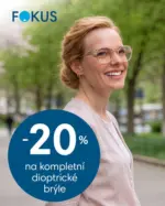 Fokus optik -20% na kompletn&iacute; dioptrick&eacute; br&yacute;le &ndash; do 30.04.2026