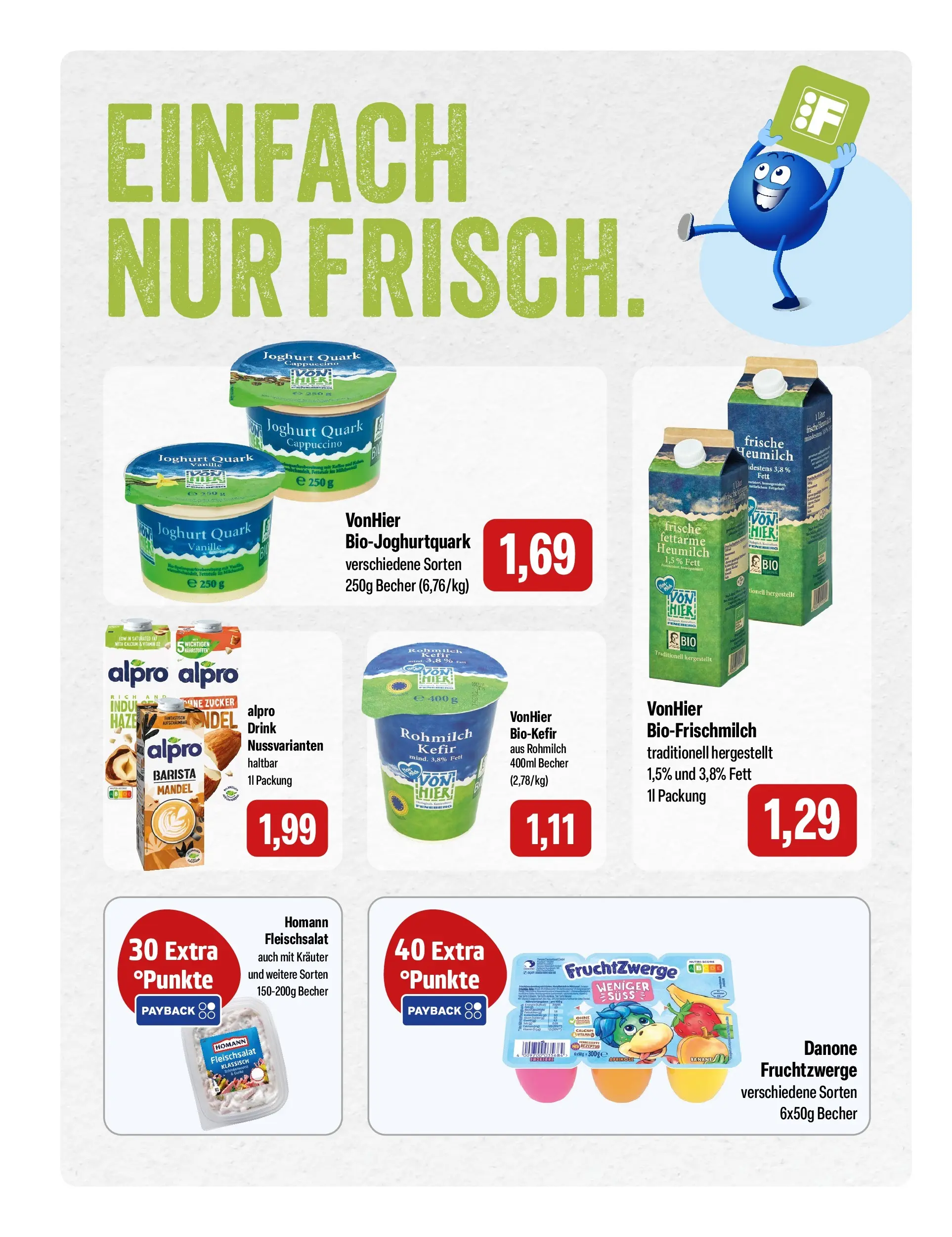 Feneberg  Aktuelle Angebote (ab 05.03.2026) zum Blättern | Seite: 6 | Produkte: Joghurt, Fruchtzwerge, Alpro, Zucker