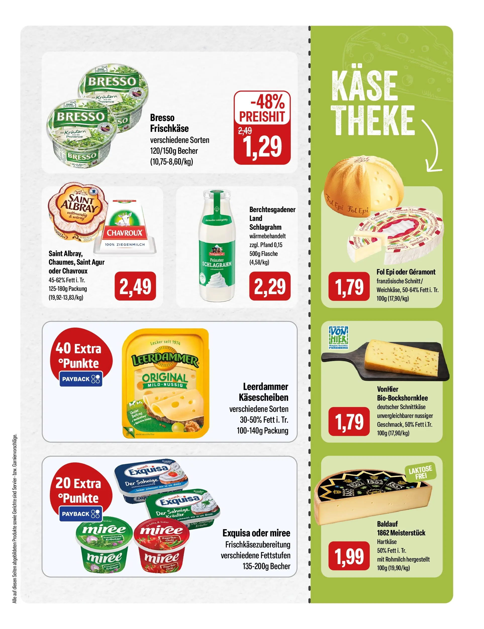 Feneberg  Aktuelle Angebote (ab 05.03.2026) zum Blättern | Seite: 7 | Produkte: Käse, Theke, Bresso, Frischkase