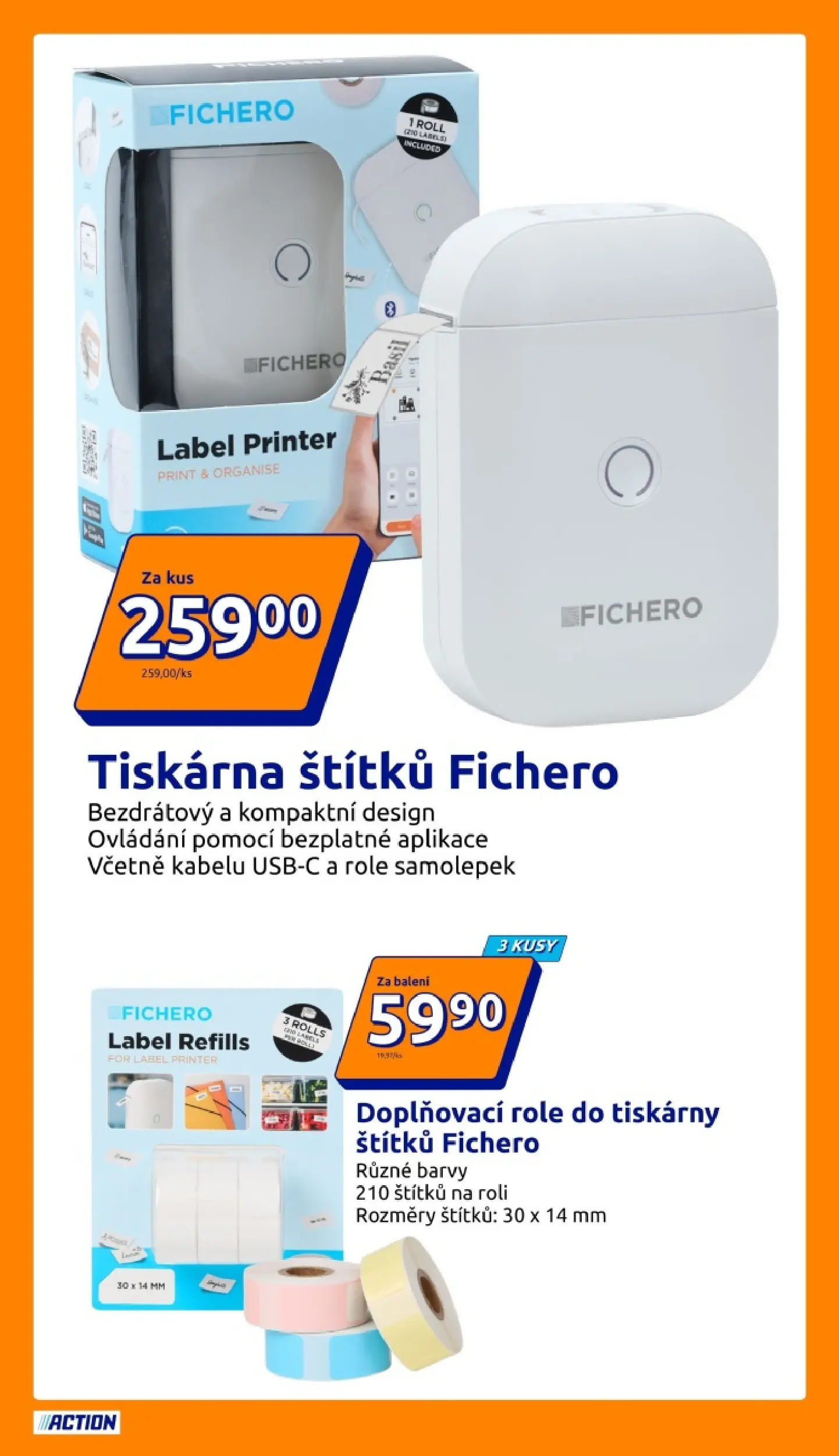Action leták od 04.03.2026 - Akční leták online | Strana: 11 | Produkty: Tiskárna štítků, Tiskárna, Barvy