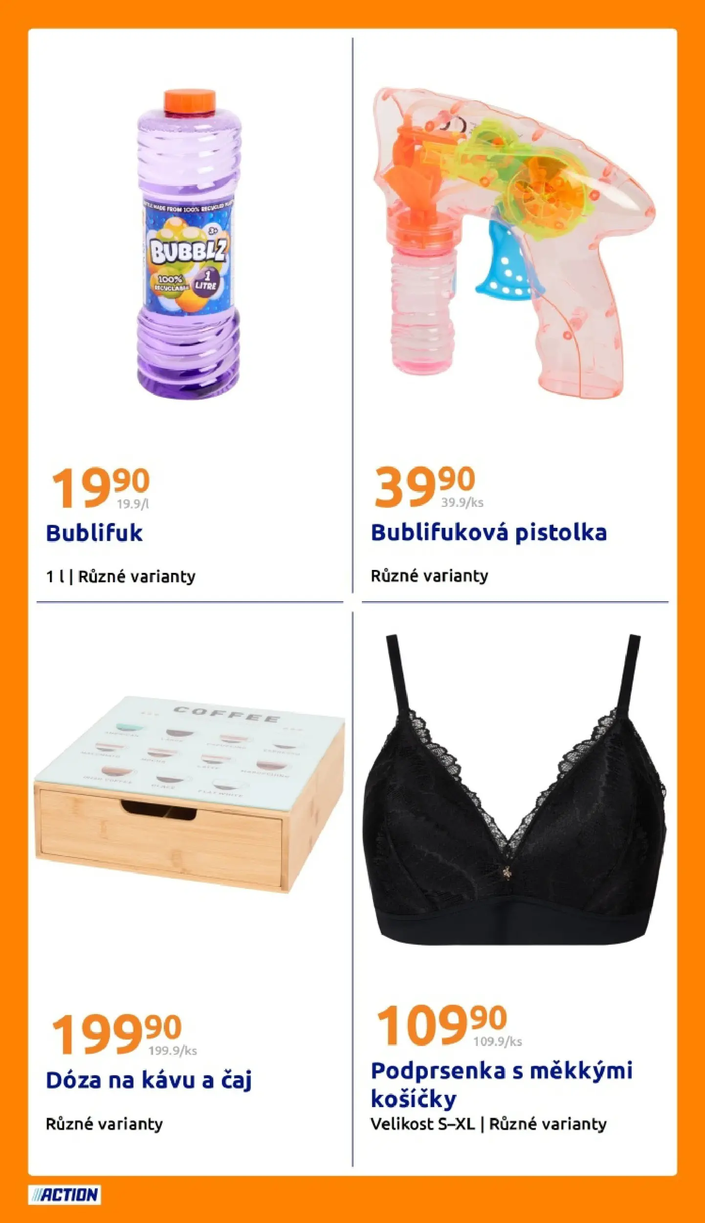 Action leták od 04.03.2026 - Akční leták online | Strana: 18 | Produkty: Podprsenka, Dóza, Čaj, Bublifuk