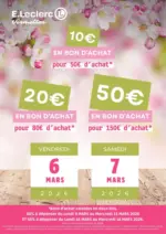 E.Leclerc OPERATION BON DACHAT PAR PALIER - au 18.03.2026