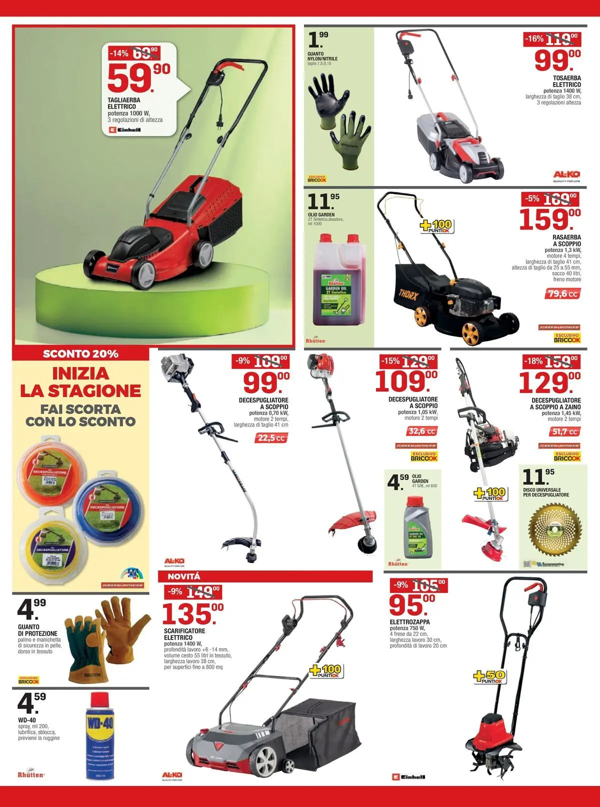 Nuovo Brico OK - A pergola d'arte dal 04/03/2026 > offerte anteprima 🛍️ | Pagina: 2 | Prodotti: Olio, Rasaerba, Decespugliatore, Disco