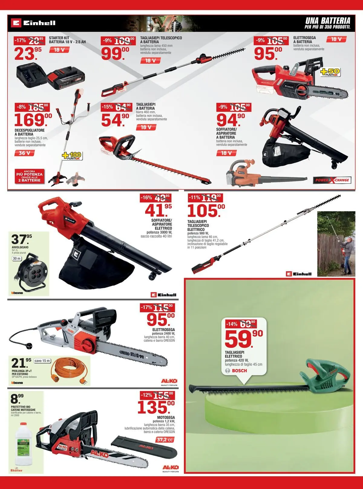 Nuovo Brico OK - A pergola d'arte dal 04/03/2026 > offerte anteprima 🛍️ | Pagina: 3 | Prodotti: Lubrificante, Tagliasiepi, Motosega, Batterie