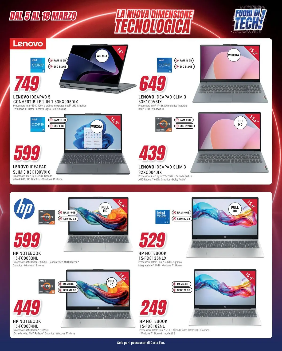 ﻿Trony volantino dal ﻿04/03/2026﻿ > ﻿Anteprima | Pagina: 26 | Prodotti: Notebook, Video, Audio